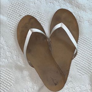 Tan Flip Flops